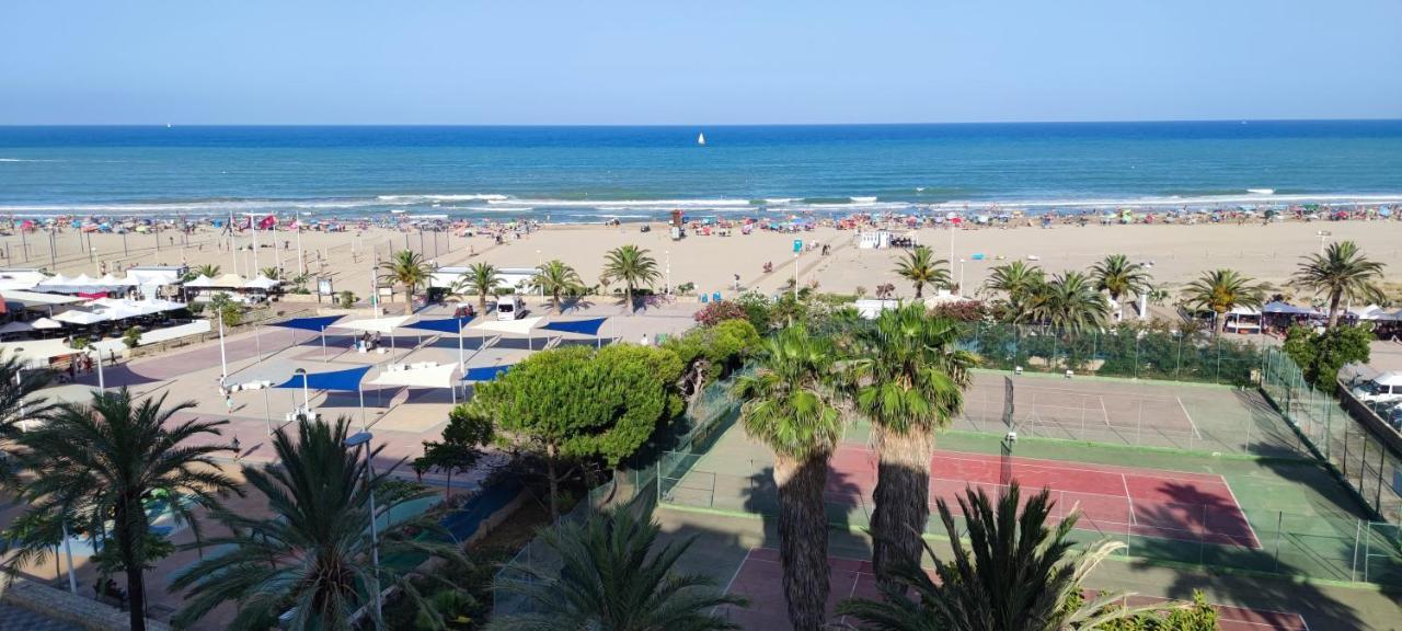 Vistas Espectaculares 1ª Linea Playa, Wifi, Ascensor Puerto de Sagunto Exterior foto