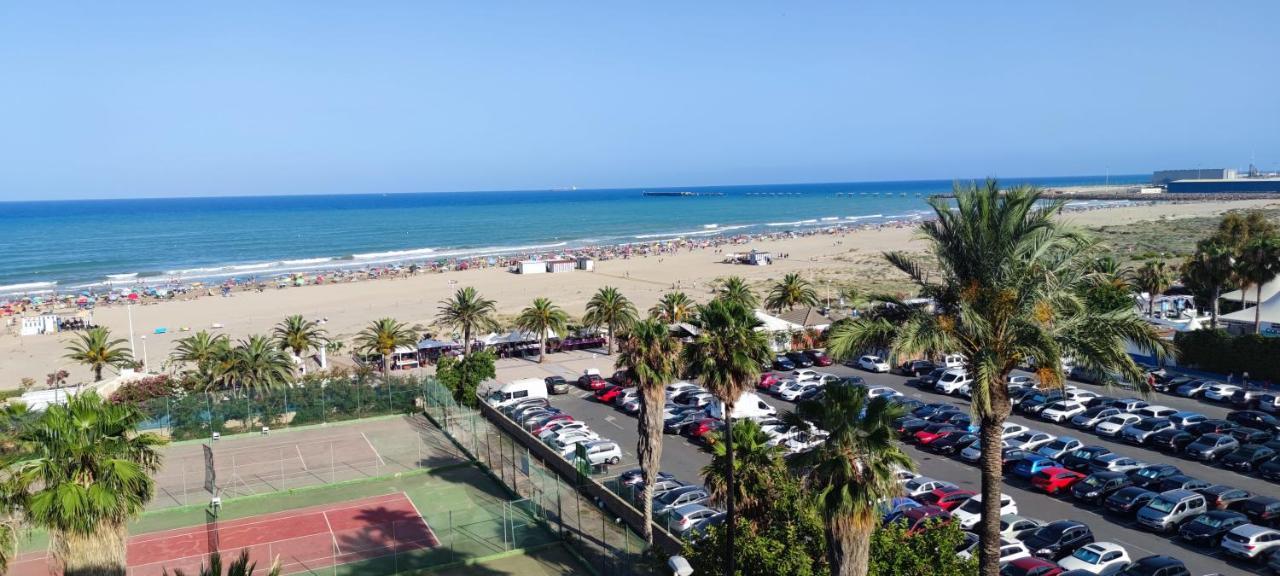 Vistas Espectaculares 1ª Linea Playa, Wifi, Ascensor Puerto de Sagunto Exterior foto