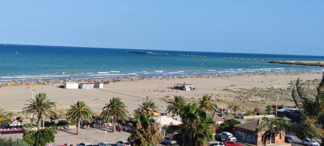 Vistas Espectaculares 1ª Linea Playa, Wifi, Ascensor Puerto de Sagunto Exterior foto