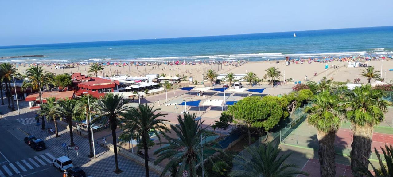 Vistas Espectaculares 1ª Linea Playa, Wifi, Ascensor Puerto de Sagunto Exterior foto